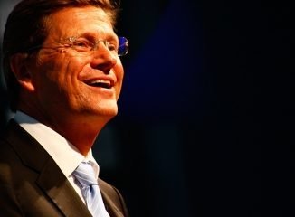 The German Deputy Chancellor and Foreign Minister, Guido Westerwelle