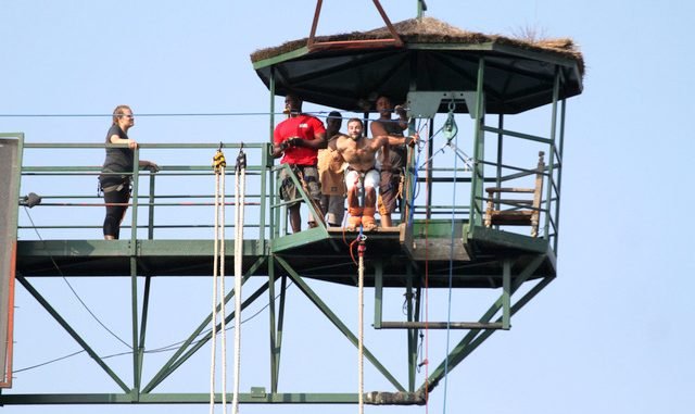 Bungee Jumping: A thrill on River Nile