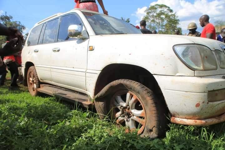 Bobi Wine’s car took rounds of bullets