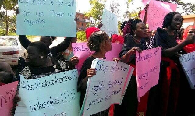 Wakiso women stage protest over abducted persons on Women’s Day