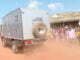 Museveni's 'mobile toilet' vehicle knocks 3 people on a boda boda
